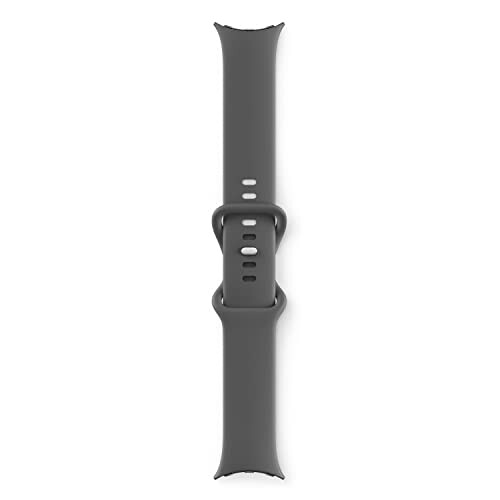 Gray smartwatch band with buckle