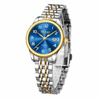 Gold Silver Two Tone Women Stainless Steel Watch